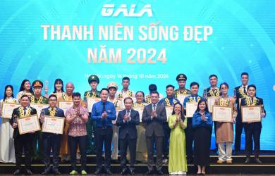 Vinh danh 20 gương thanh niên tiêu biểu năm 2024